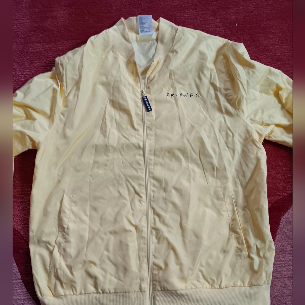 Friends Yellow Windbreaker Jacket